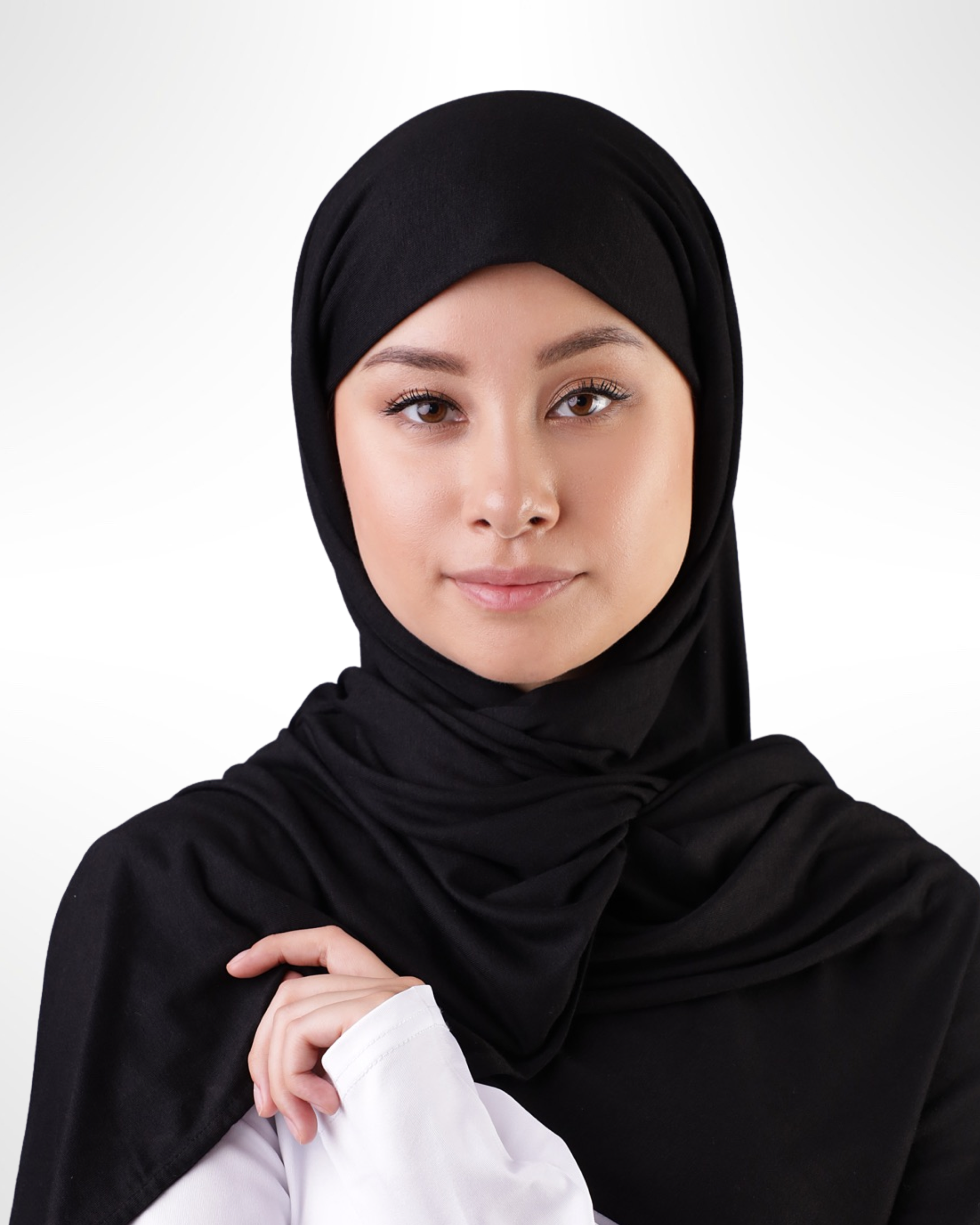 Premium Jersey Hijab – Black - Modern Abayati