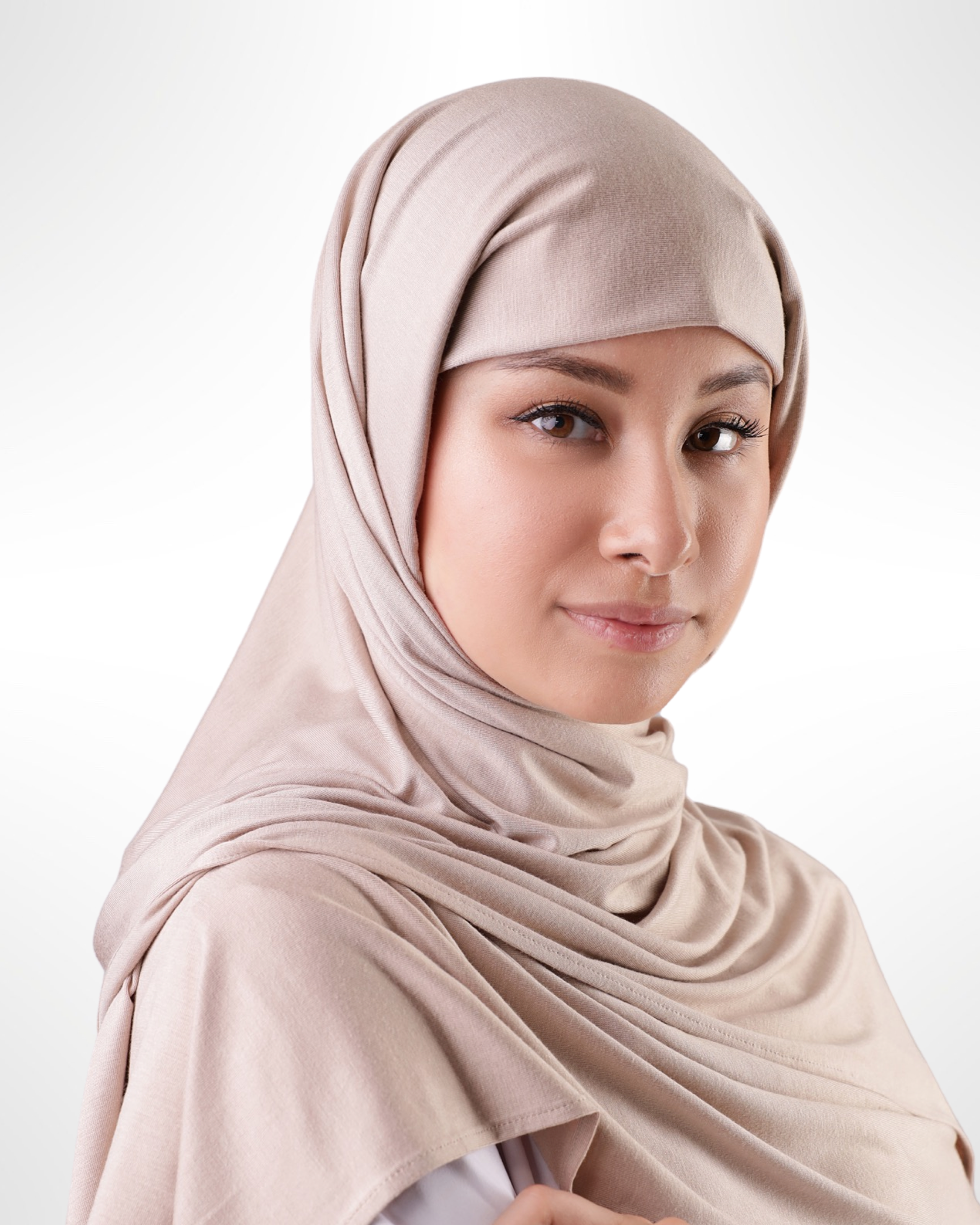Premium Jersey Hijab – Stone - Modern Abayati