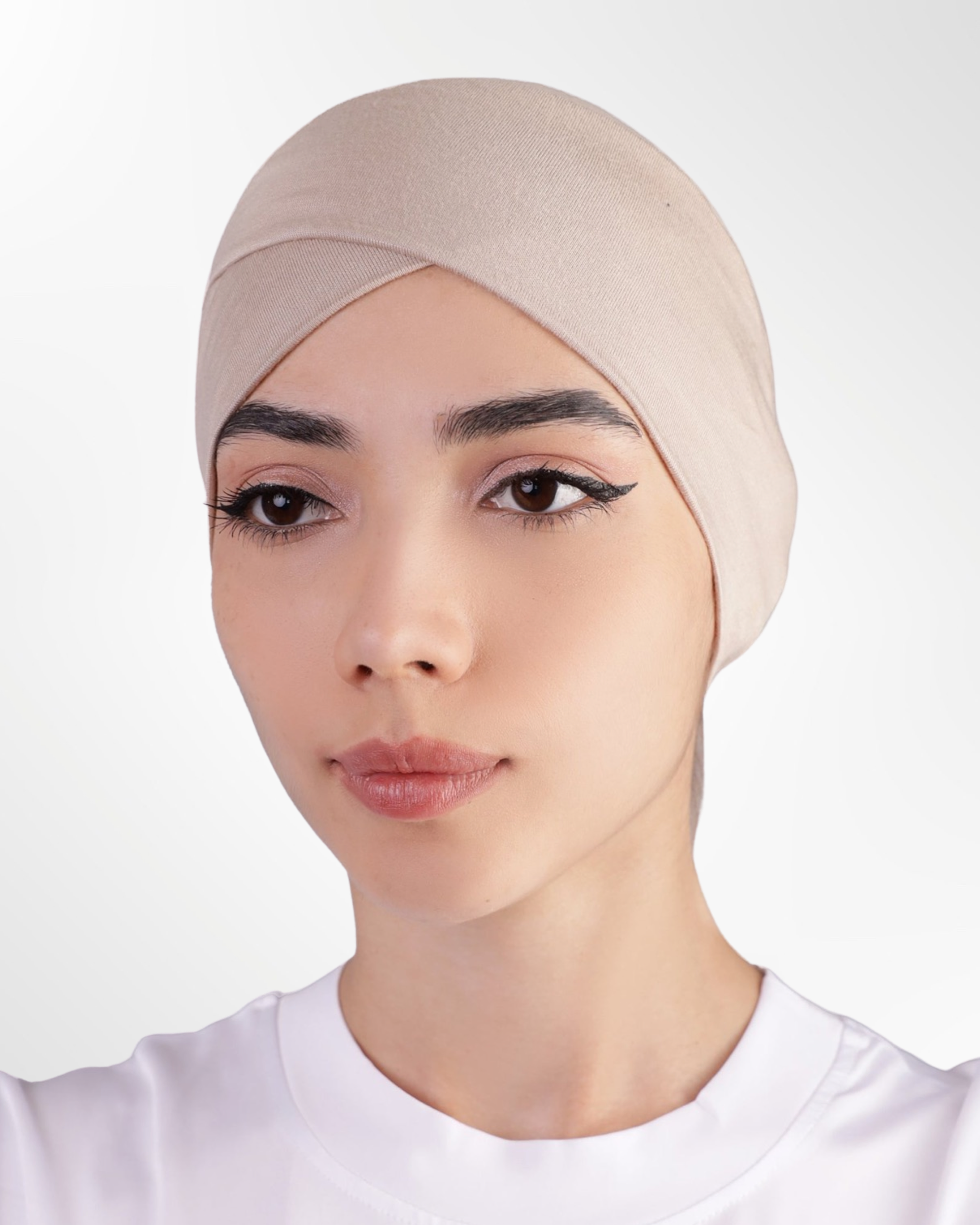 Criss Cross Undercap – Tan - Modern Abayati