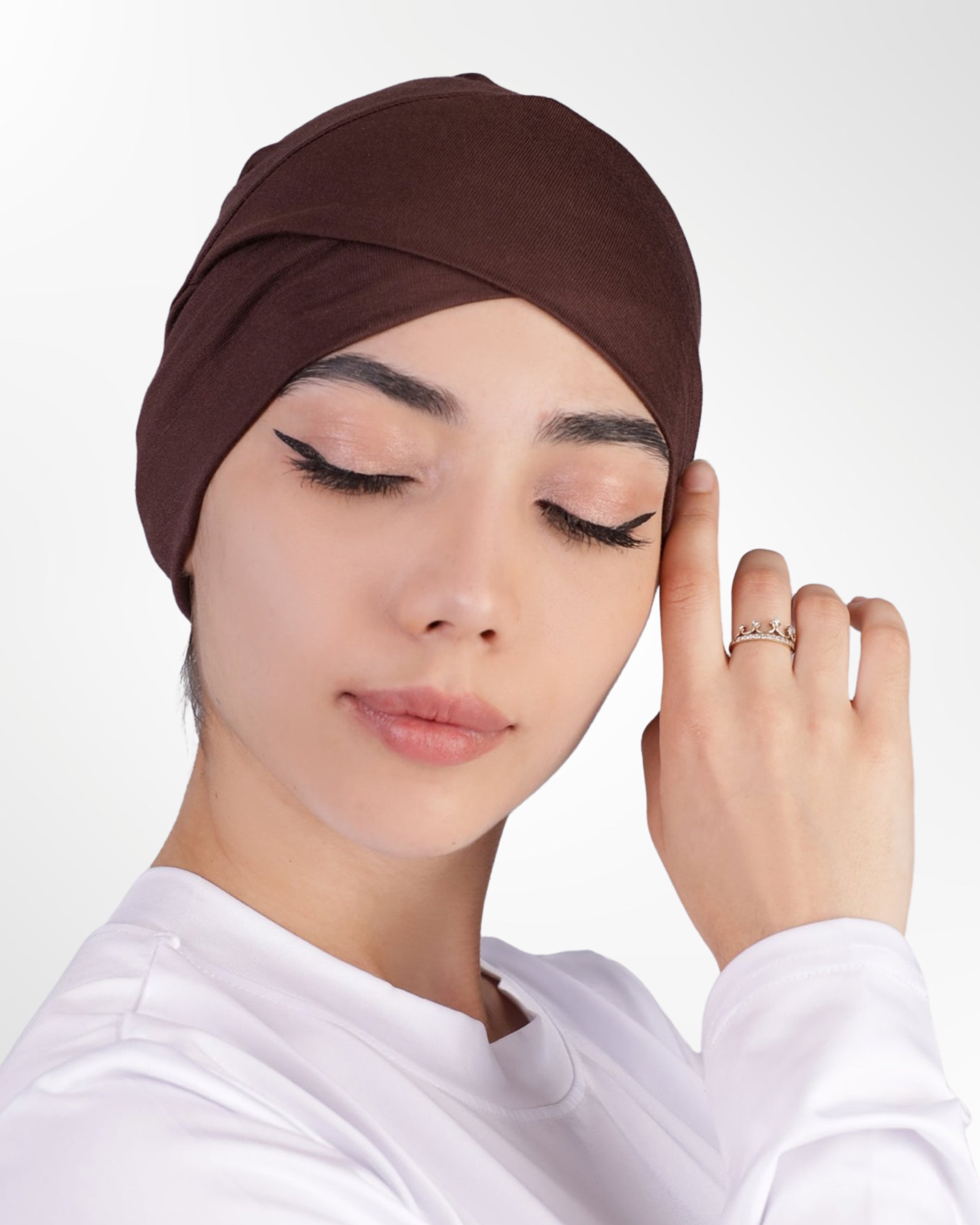 Criss Cross Undercap – Chocolate - Modern Abayati