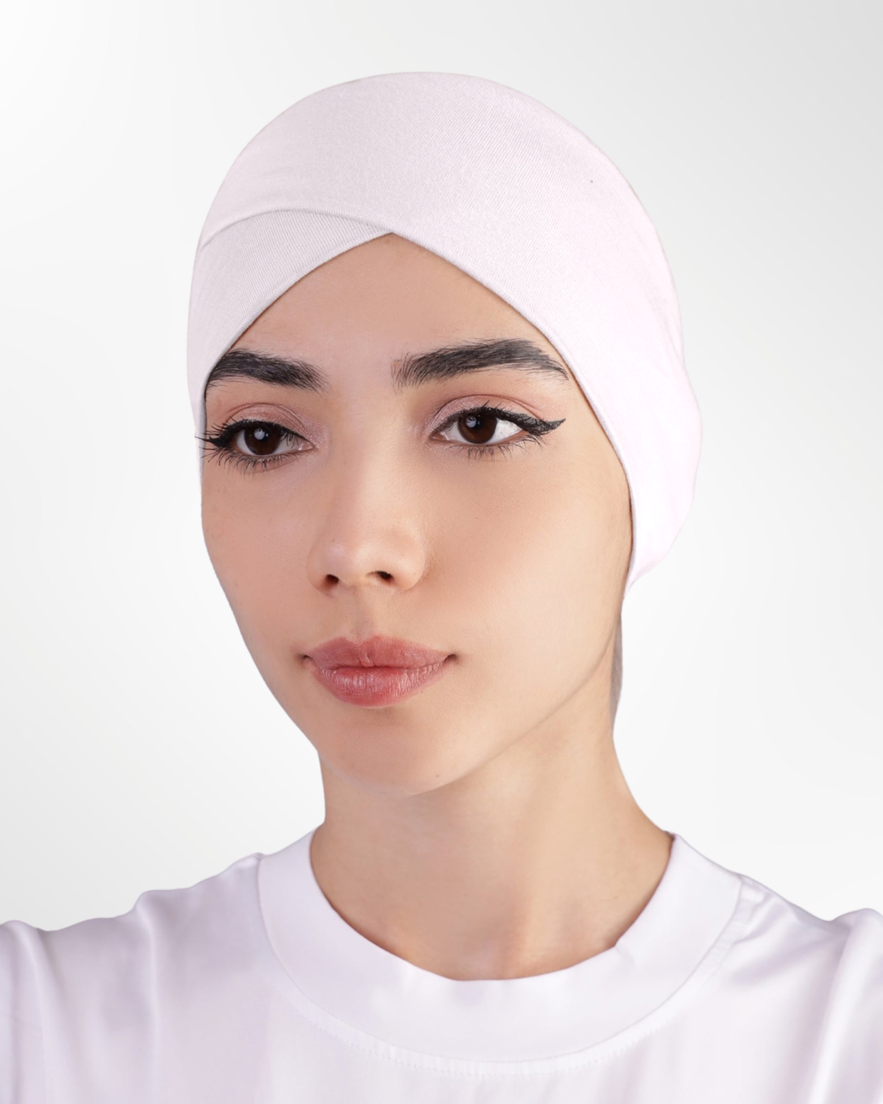 Criss Cross Undercap – White - Modern Abayati