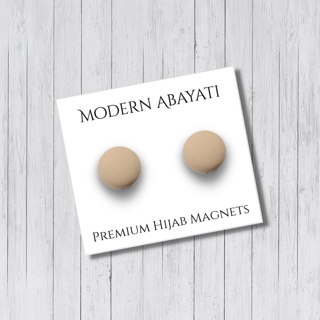 HIJAB MAGNETS - NUDE MATTE - Modern Abayati