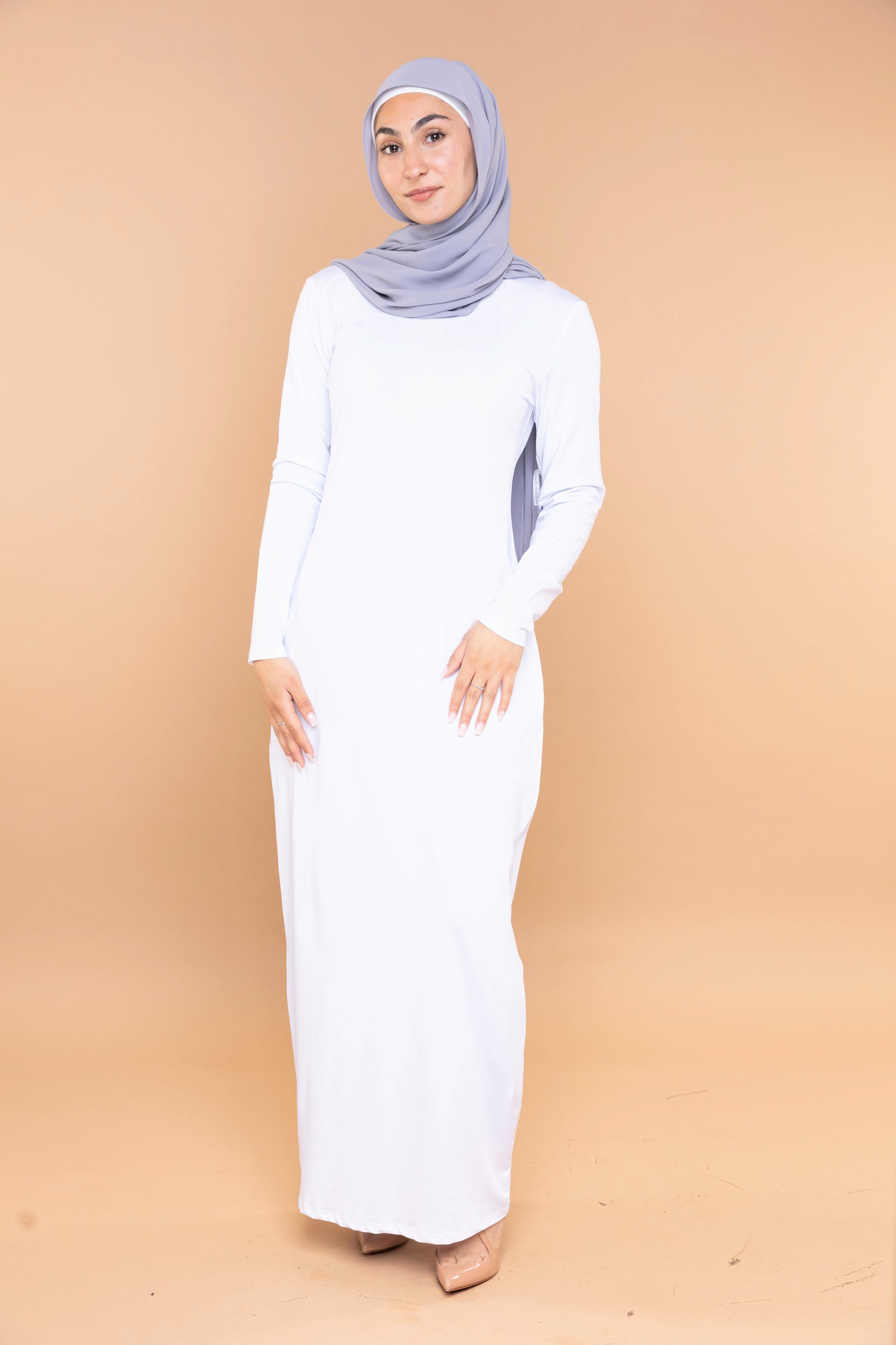 White Bodycon - Modern Abayati