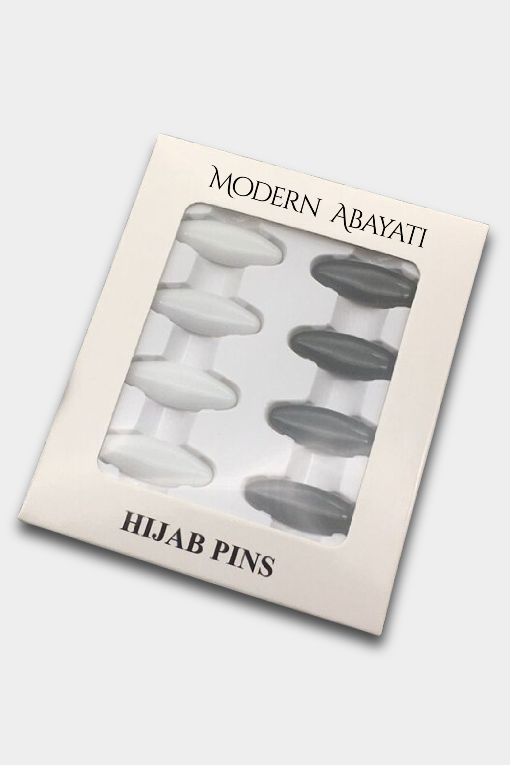 Hijab Pins – Black/White - Modern Abayati