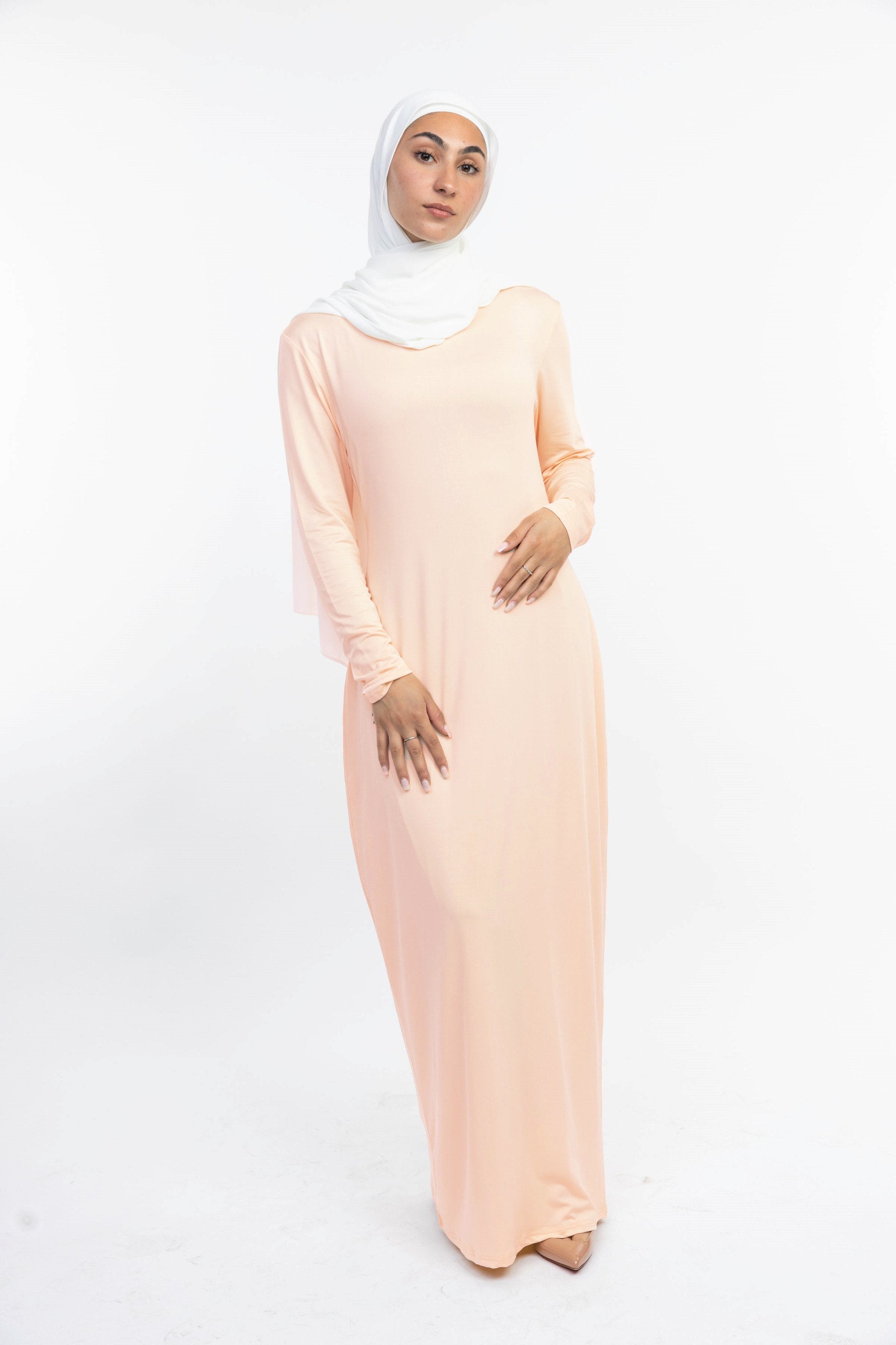 Peach Bodycon - Modern Abayati