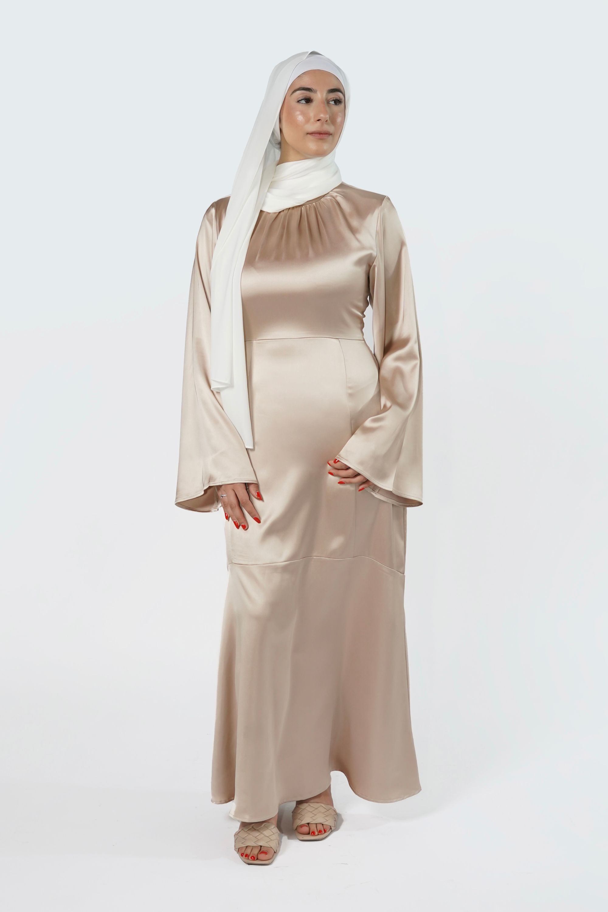 Madina Satin Gown - Hazlewood - Modern Abayati