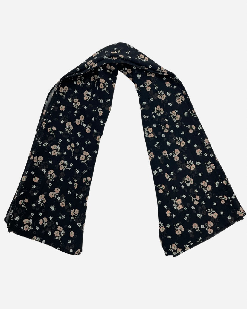 Yellow Gerbera Daisy Chiffon Hijab - Modern Abayati