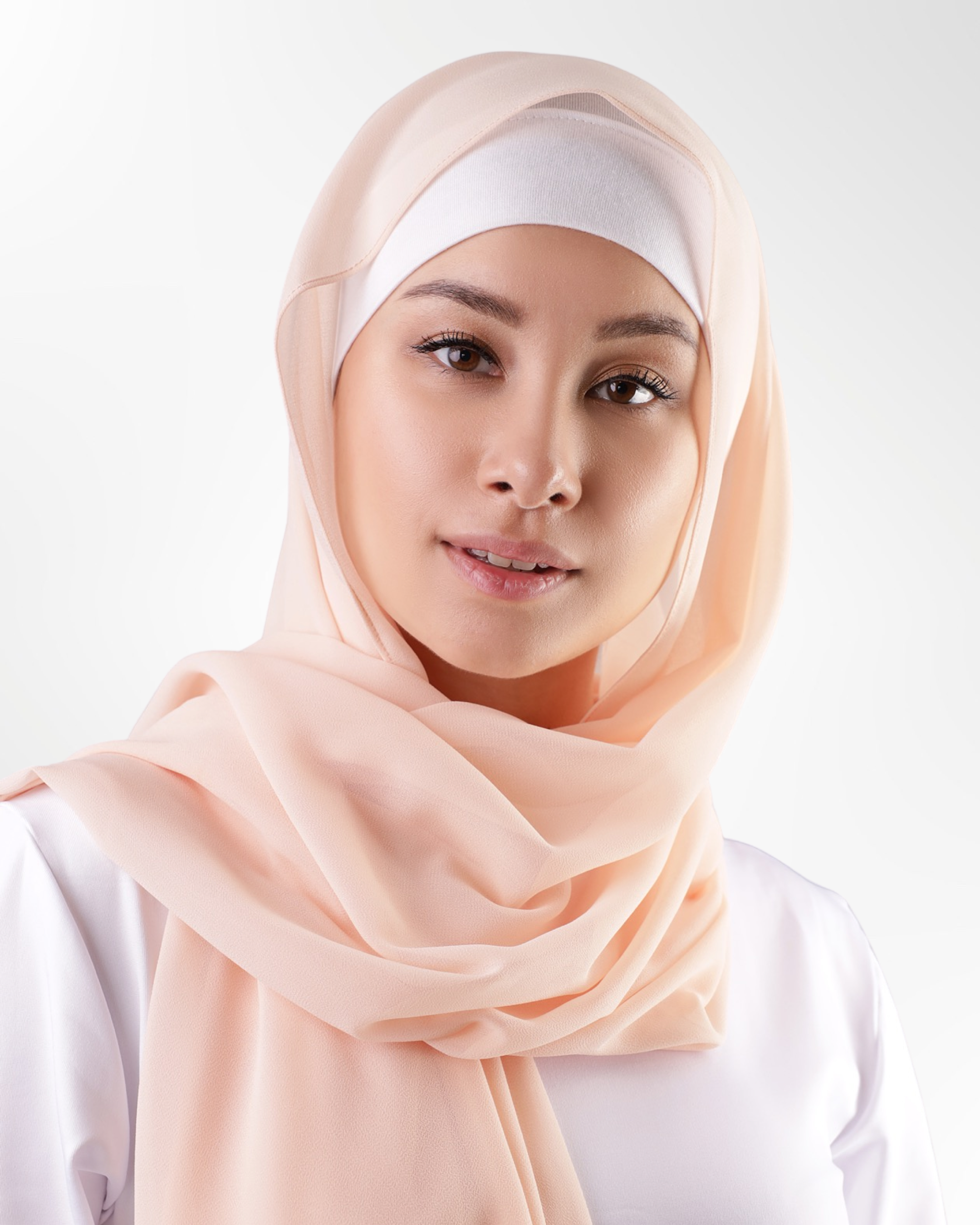 Georgette Chiffon Hijab – Pale Taupe - Modern Abayati