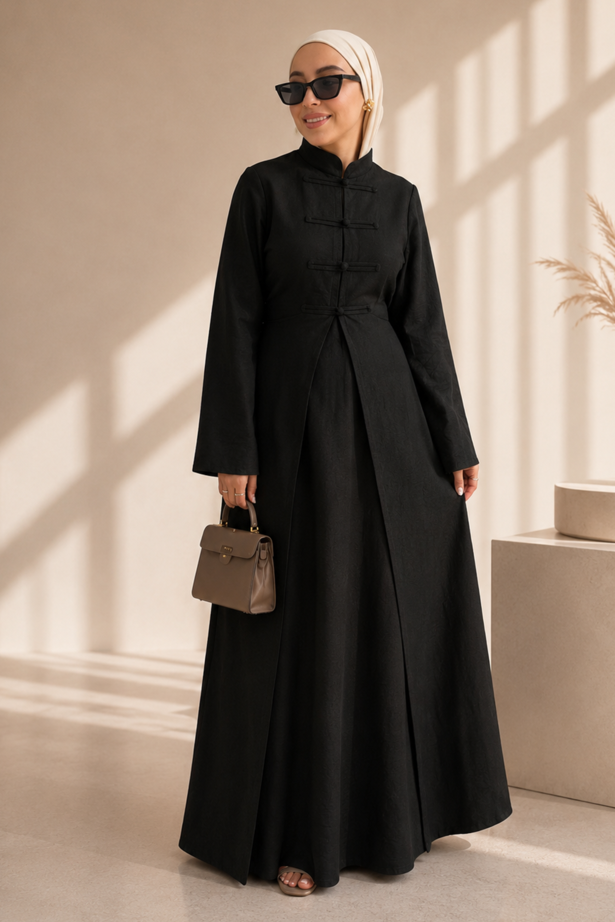 Layal Abaya Set - Black - Modern Abayati