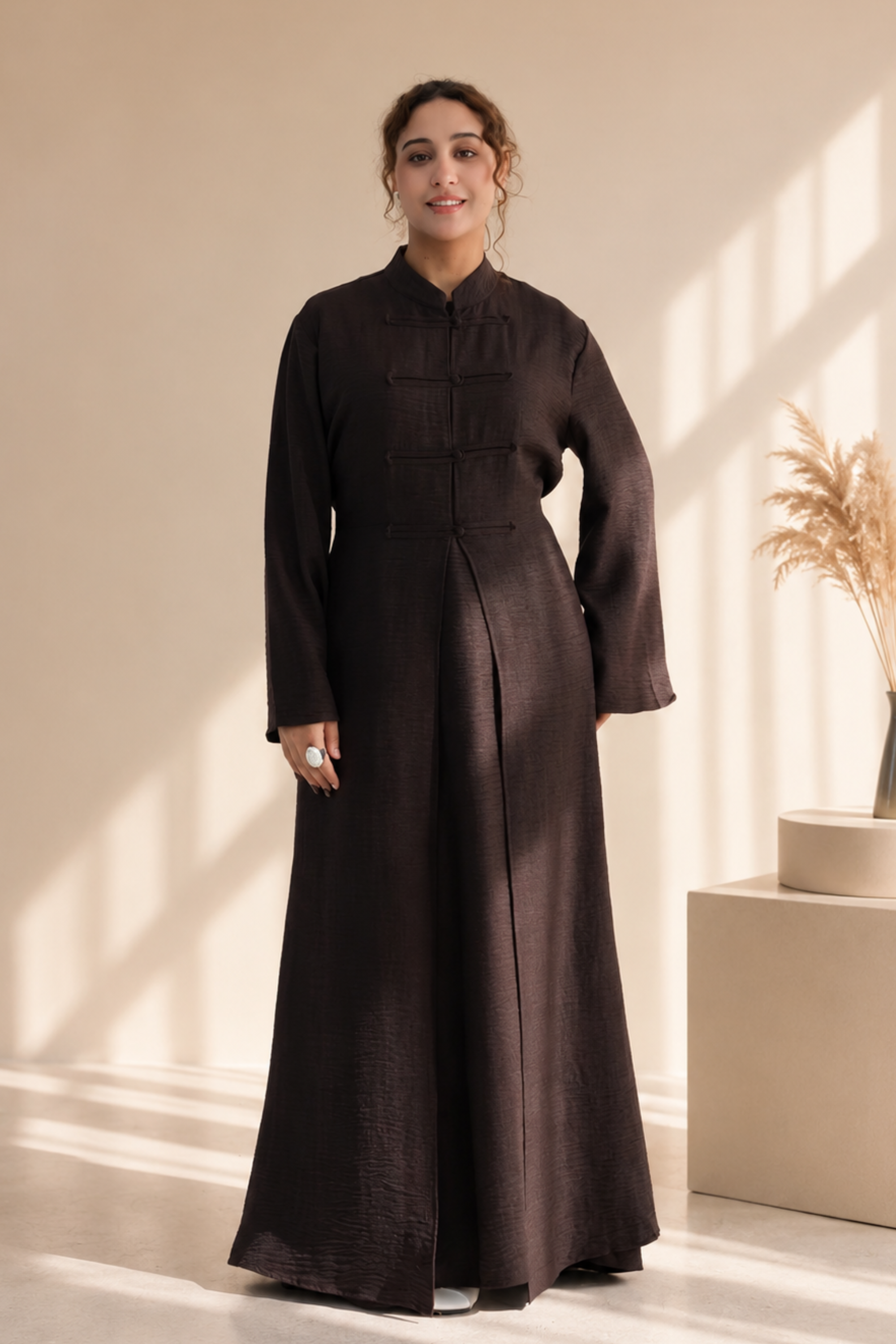 Layal Abaya Set - Chocolate - Modern Abayati