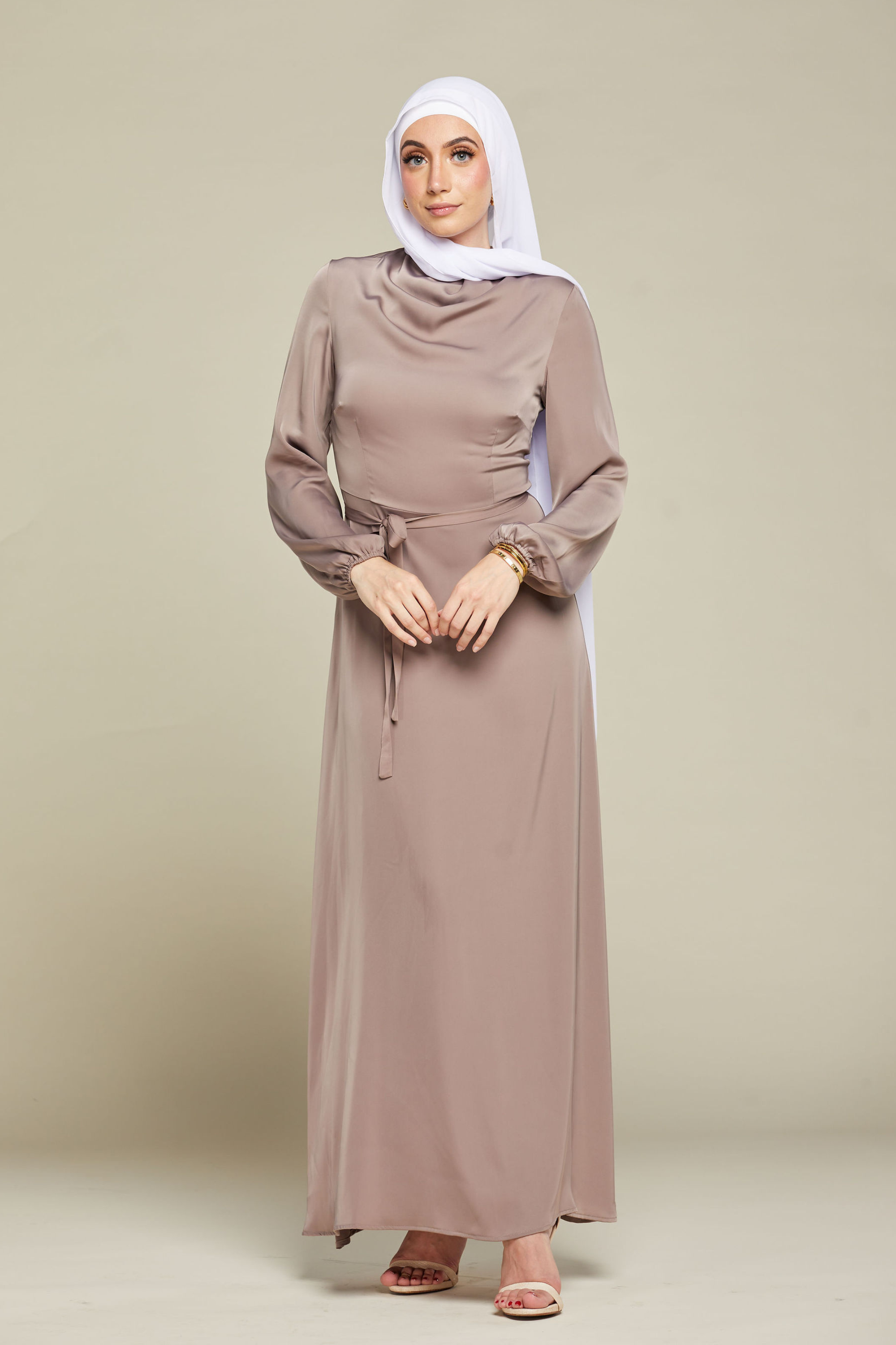 Amelia Satin Dress - Bazaar