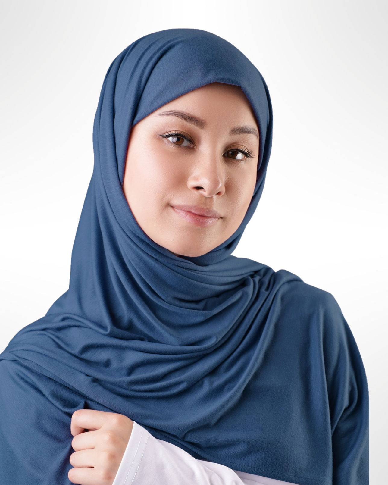 Premium Jersey Hijab – Nile Blue - Modern Abayati