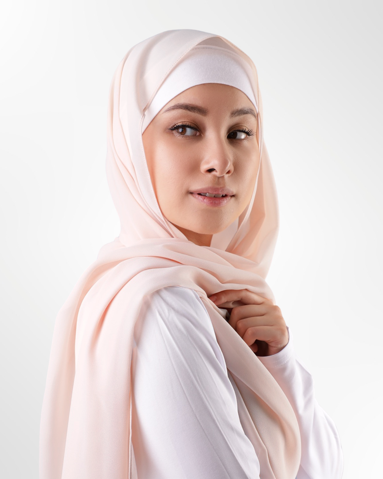 Georgette Chiffon Hijab – Rustic Oak - Modern Abayati