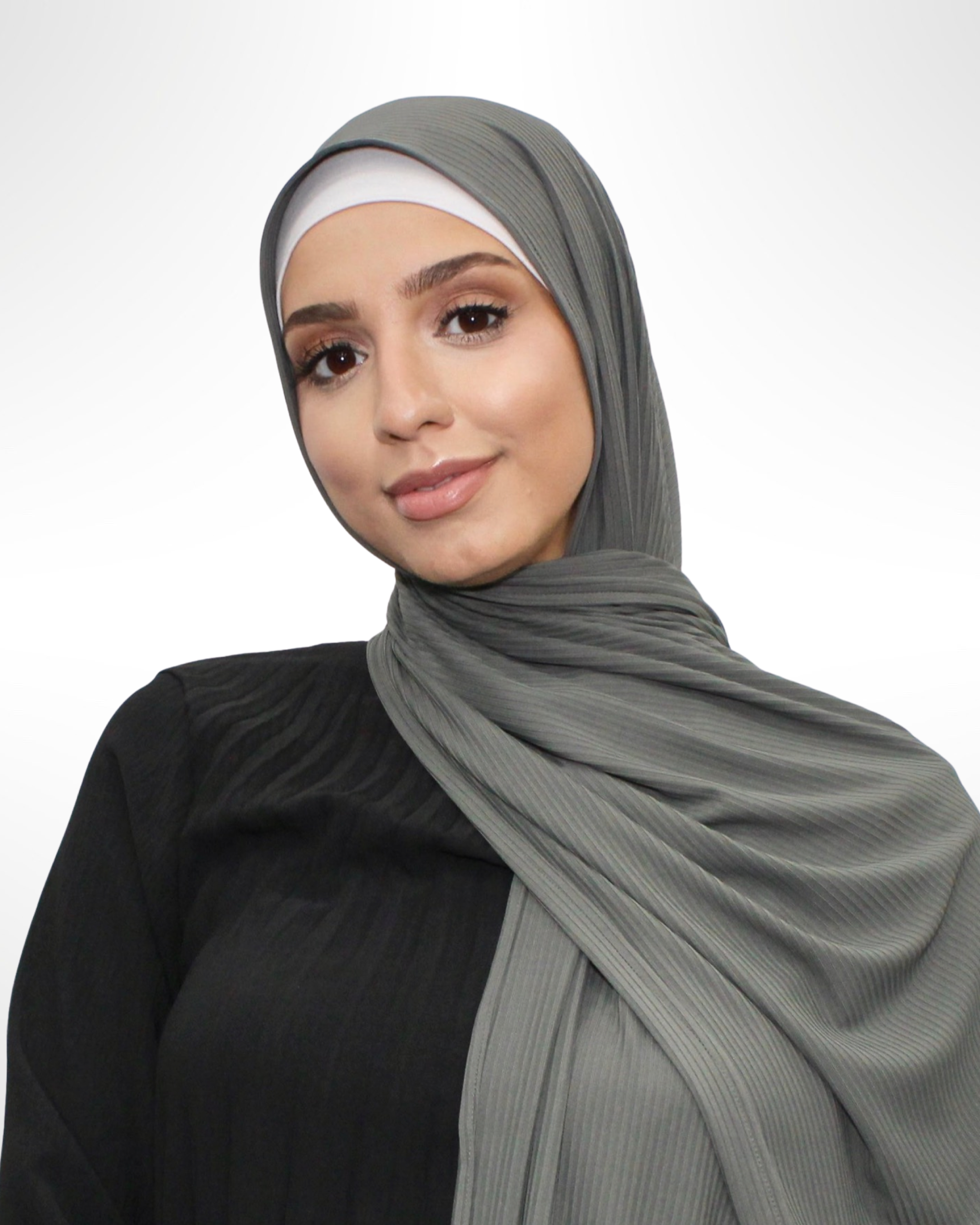 Ribbed Jersey Hijab – Rangoon Green - Modern Abayati