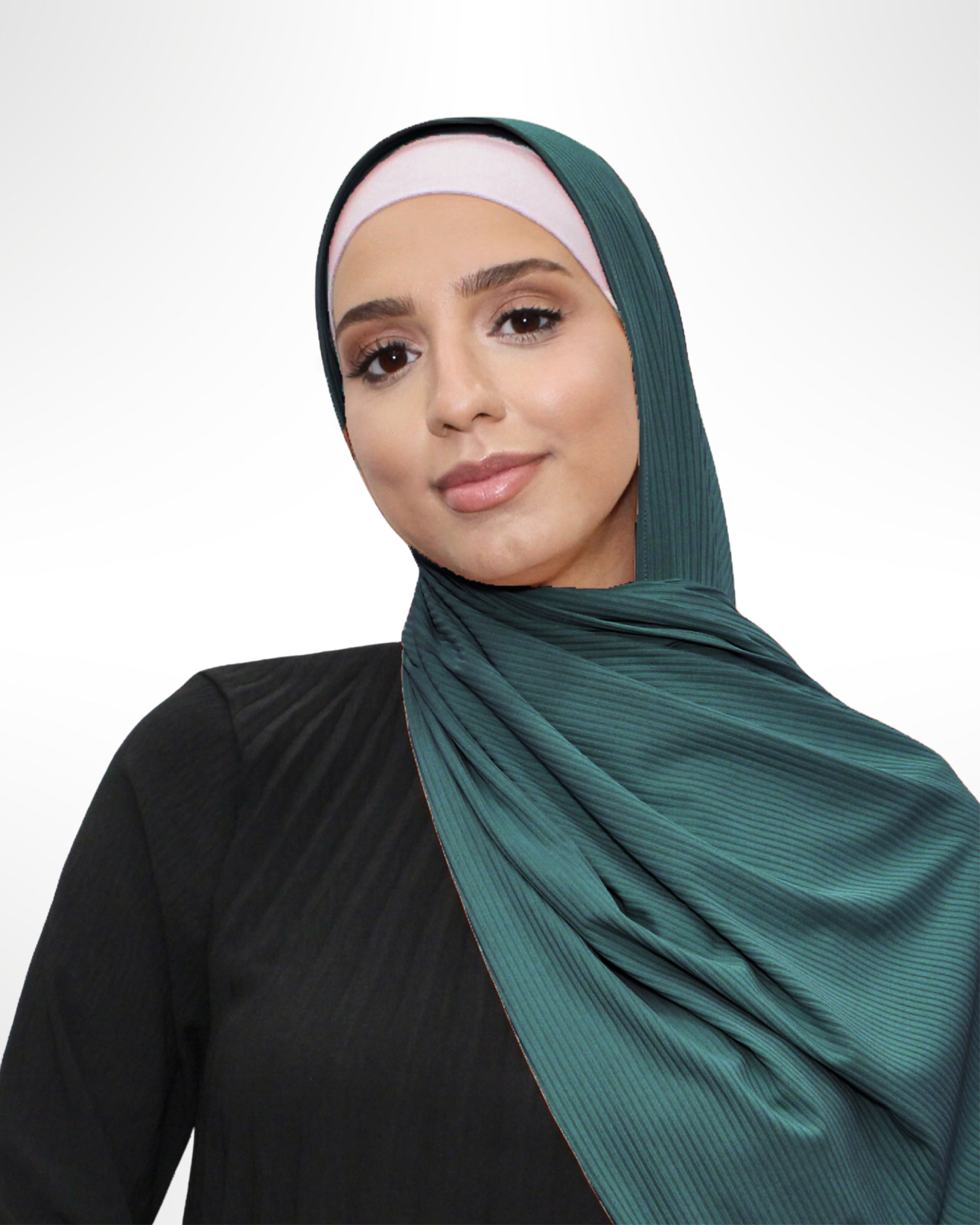 Ribbed Jersey Hijab – Mineral Green - Modern Abayati
