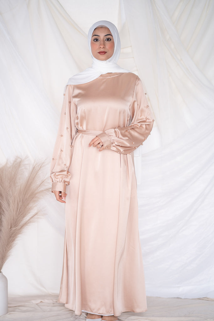 Amber Pearl Dress - Sepia  Modern Abayati