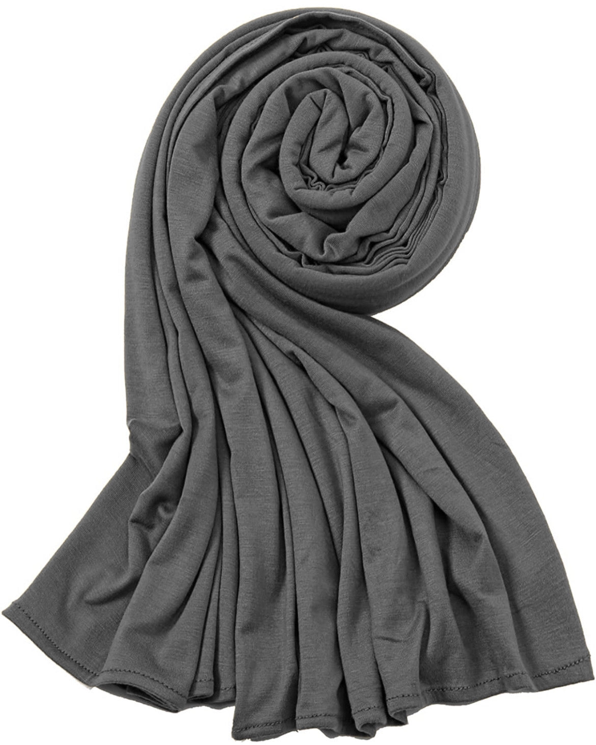 Premium Jersey Hijab – Carbon Grey - Modern Abayati